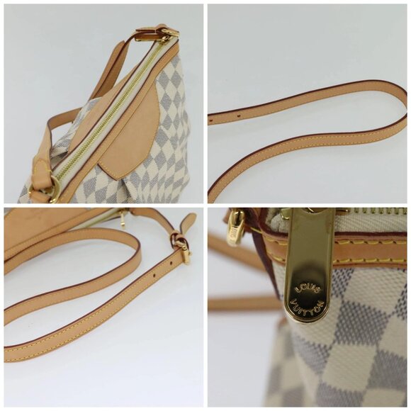 LOUIS VUITTON Damier Azur Siracusa PM Shoulder Bag N41113 LV Auth 99558SAV - Picture 16 of 16